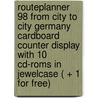 Routeplanner 98 from city to city Germany cardboard counter display with 10 CD-ROMS in jewelcase ( + 1 for free) door Onbekend