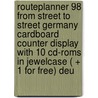 Routeplanner 98 from street to street Germany cardboard counter display with 10 CD-ROMS in jewelcase ( + 1 for free) DEU door Onbekend