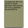 Routeplanner 98 from street to street Germany site license CD-ROM in retailbox DEU/DE/2007/W door Onbekend