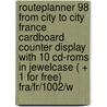 Routeplanner 98 from city to city France cardboard counter display with 10 CD-ROMS in jewelcase ( + 1 for free) FRA/FR/1002/W door Onbekend
