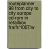 Routeplanner 98 from city to city Europe CD-ROM in retailbox FRA/FR/1007/W door Onbekend