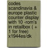 Codes Scandinavia & Europe plastic counter display with 10 -ROM's in retailbox ( + 1 for free) X1944ES/DK door Onbekend