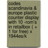 Codes Scandinavia & Europe plastic counter display with 10 -ROM's in retailbox ( + 1 for free) X 1944ES/K door Onbekend