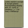 Codes Eastern Europe & Europe plastic floorstanding display with 10 -ROMs in retailbox ( + 1 for free) X1945EO/PL door Onbekend