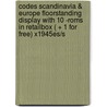 Codes Scandinavia & Europe floorstanding display with 10 -ROMs in retailbox ( + 1 for free) X1945ES/S by Unknown