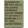 Routeplanner 98 from city to city Austria cardboard counter display 10 CD-ROMS in jewelcase (+ 1 for free) AUT/DE/1002/W door Onbekend