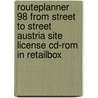 Routeplanner 98 from street to street Austria site license CD-ROM in retailbox door Onbekend