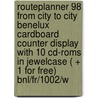 Routeplanner 98 from city to city Benelux cardboard counter display with 10 CD-ROMs in jewelcase ( + 1 for free) BNL/FR/1002/W door Onbekend