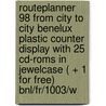 Routeplanner 98 from city to city Benelux plastic counter display with 25 CD-ROMS in jewelcase ( + 1 for free) BNL/FR/1003/W door Onbekend