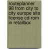 Routeplanner 98 from city to city Europe site license CD-ROM in retailbox door Onbekend
