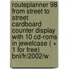 Routeplanner 98 from street to street cardboard counter display with 10 CD-ROMS in jewelcase ( + 1 for free) BNL/FR/2002/W door Onbekend