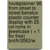 Routeplanner 98 from street to street Benelux plastic counter display with 25 CD-ROMS in jewelcase ( + 1 for free) BNL/FR/2063/W door Onbekend