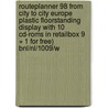 Routeplanner 98 from city to city Europe plastic floorstanding display with 10 CD-ROMS in retailbox 9 + 1 for free) BNL/NL/1009/W door Onbekend