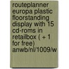 Routeplanner Europa plastic floorstanding display with 15 CD-ROMS in retailbox ( + 1 for free) ANWB/NL/1009/W door Onbekend