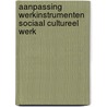 Aanpassing werkinstrumenten sociaal cultureel werk door N. den Nieuwenboer