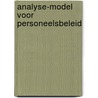 Analyse-model voor personeelsbeleid by A.J.G.M. Van Genabeek