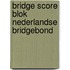 Bridge Score Blok Nederlandse Bridgebond