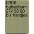 F2815 babyalbum 27x 33 60 blz handjes
