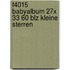 F4015 babyalbum 27x 33 60 blz kleine sterren