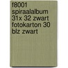 F8001 spiraalalbum 31x 32 zwart fotokarton 30 blz zwart door Aulfes