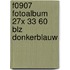 F0907 fotoalbum 27x 33 60 blz donkerblauw