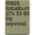 F0920 fotoalbum 27x 33 60 blz wijnrood