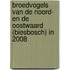 Broedvogels van de Noord- en de Oostwaard (Biesbosch) in 2008