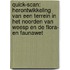 Quick-scan: herontwikkeling van een terrein in het noorden van Weesp en de Flora- en faunawet