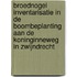 Broednogel inventarisatie in de boombeplanting aan de Koninginneweg in Zwijndrecht