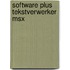 Software plus tekstverwerker msx