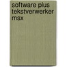 Software plus tekstverwerker msx by Weyters
