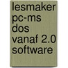 Lesmaker pc-ms dos vanaf 2.0 software door Dykhuizen