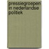 Pressiegroepen in nederlandse politiek