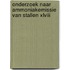 Onderzoek naar ammoniakemissie van stallen XLVIII