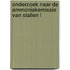 Onderzoek naar de ammoniakemissie van stallen L