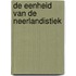 De eenheid van de neerlandistiek