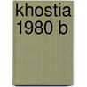 Khostia 1980 b by Unknown
