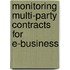 Monitoring multi-party contracts for e-business