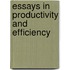 Essays in productivity and efficiency