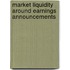 Market liquidity around earnings announcements