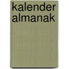 Kalender almanak door Onbekend