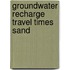 Groundwater recharge travel times sand
