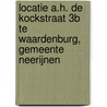 Locatie A.H. de Kockstraat 3b te Waardenburg, gemeente Neerijnen door R.M. van der Zee