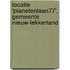 Locatie 'Planetenlaan77', gemeente Nieuw-Lekkerland