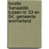Locatie 'Kanaaldijk tussen nr. 53 en 54', gemeente Wormerland