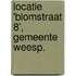 Locatie 'Blomstraat 8', gemeente Weesp.