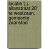 Locatie 'j.J. Allanstraat 20' te Westzaan, gemeente Zaanstad door E. van der Laan