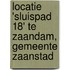 Locatie 'Sluispad 18' te Zaandam, gemeente Zaanstad