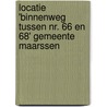 Locatie 'Binnenweg tussen nr. 66 en 68' gemeente Maarssen door C.Y. Burnier