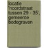Locatie 'Noordstraat tussen 29 - 35', gemeente Bodegraven